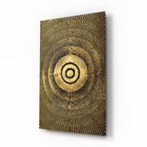 Abstract Loop Glass Wall Art.